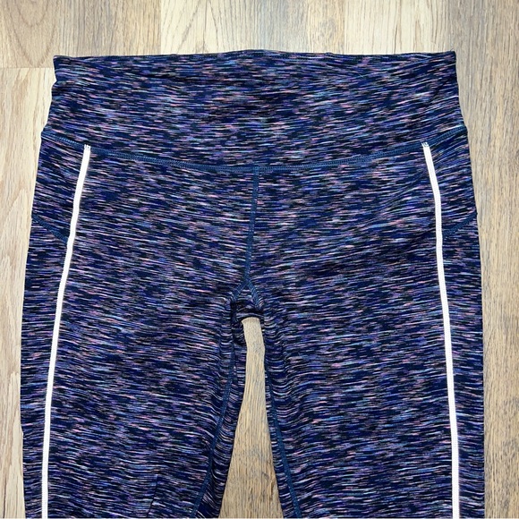 Sweaty Betty Reflective Running Leggings - Purple Pink - Size Large - Picture 1 of 6